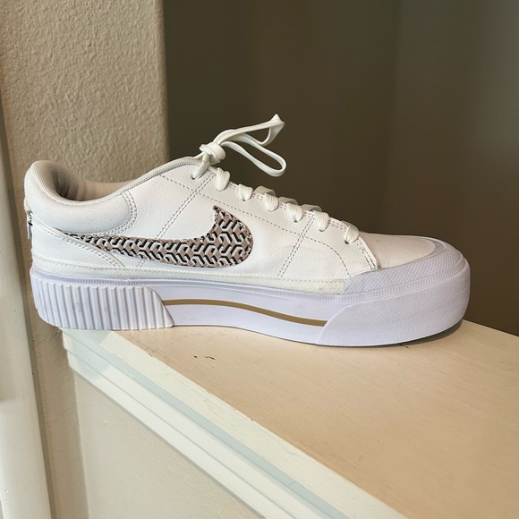 Nike Court Legacy Lift "White/Hemp" Women’s Size 11- FD0558-100 - Picture 5 of 9